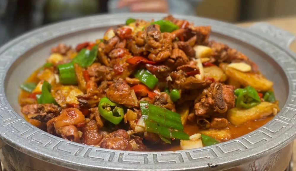 携程餐厅页面中的新疆大盘鸡