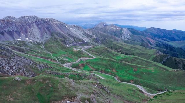 携程页面中的伊昭公路盘山段